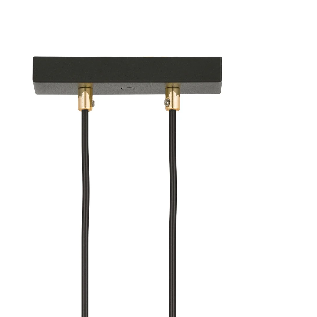 Loftlampe GLAM 1 Gennemsigtig - Sort / Guld - Bild 6