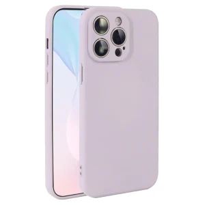 iPhone 12 Matt Lila Skal - Med Kameraskydd