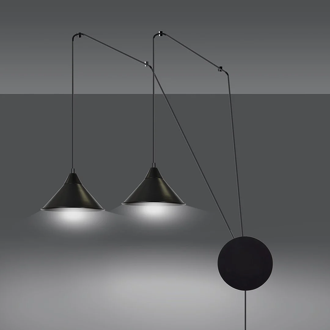 Loftlampe ABRAMO 2 - Sort - Bild 4