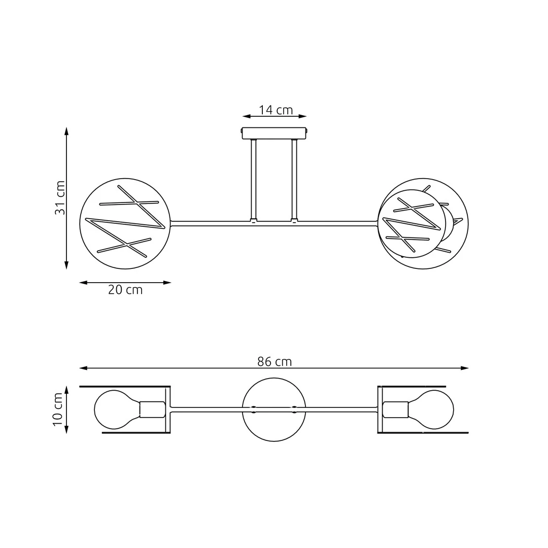 Loftlampe FRICK 2 - Sort - Bild 5