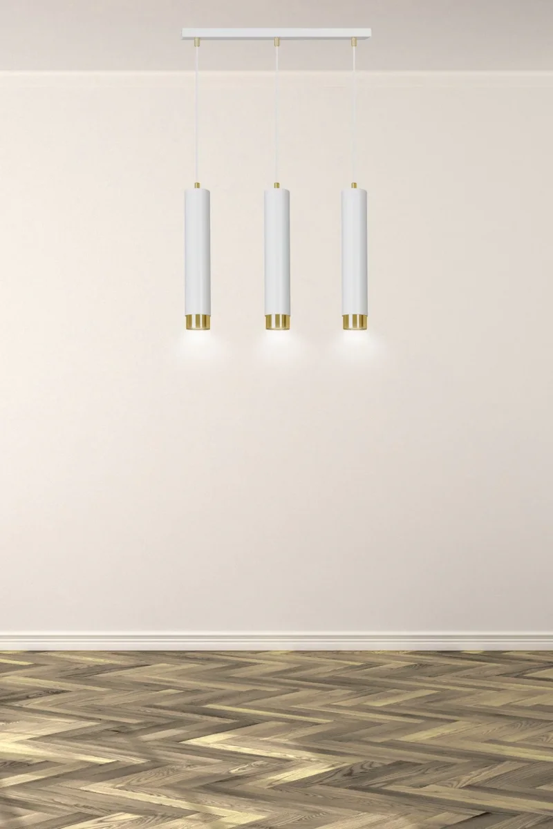 Loftlampe KIBO 3 - Hvid / Guld - Bild 5
