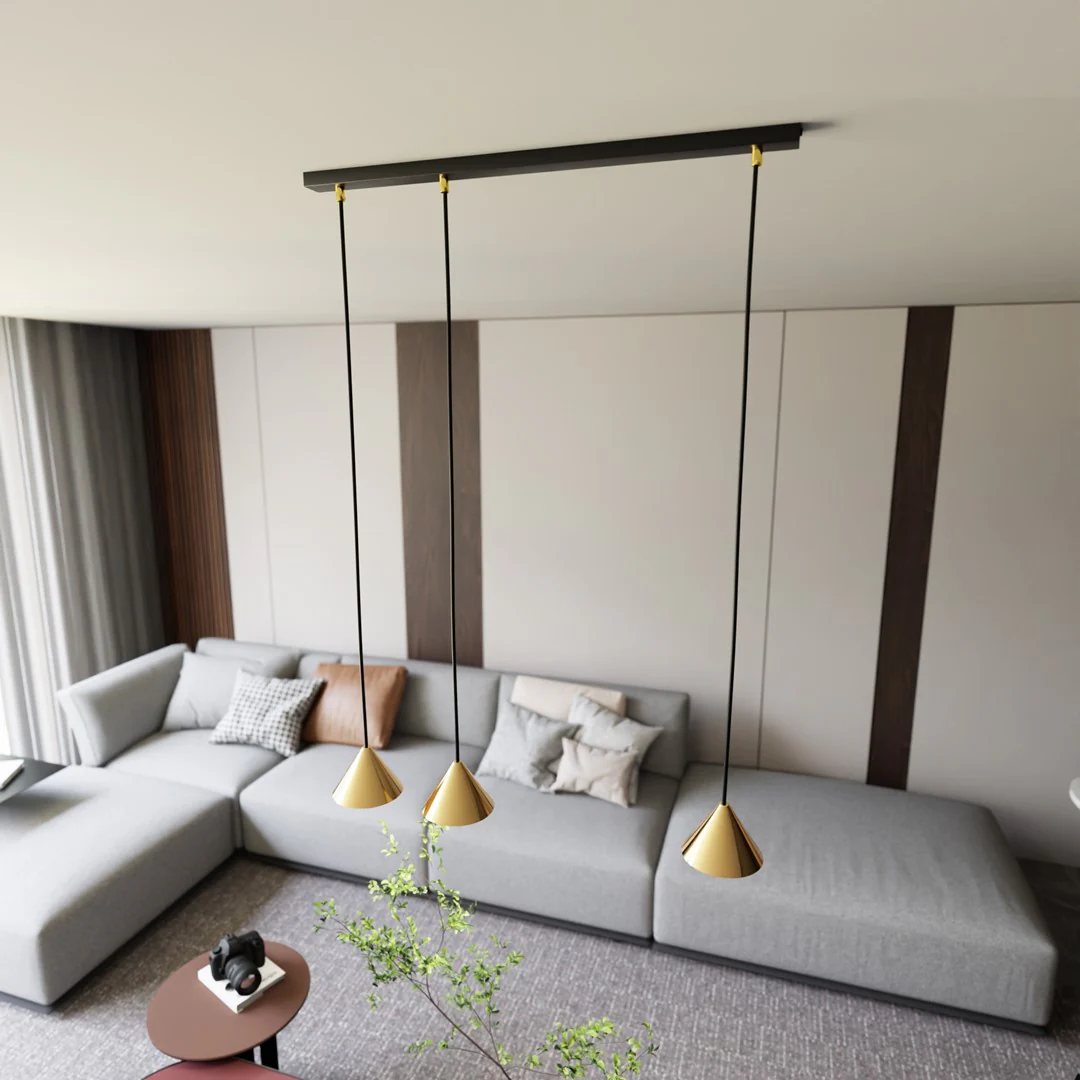 Loftlampe ELIT 3 - Sort / Guld - Bild 6
