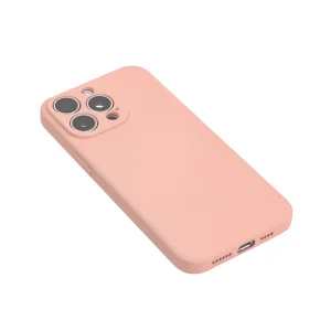 iPhone Matt Rosa Skal - Med Kameraskydd