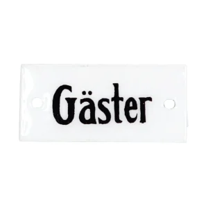 Skylt-Gäster