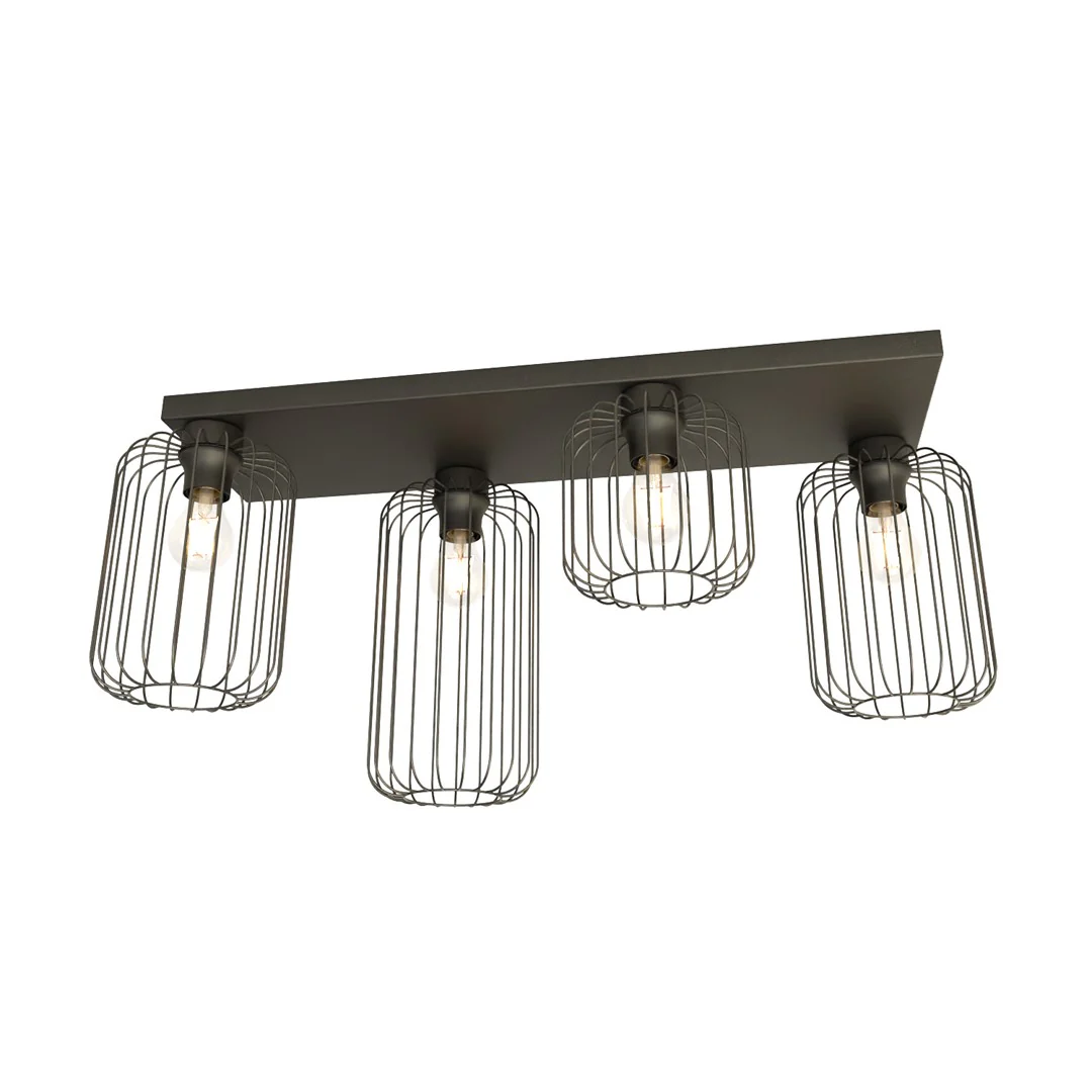 Loftlampe BARN 4 - Sort