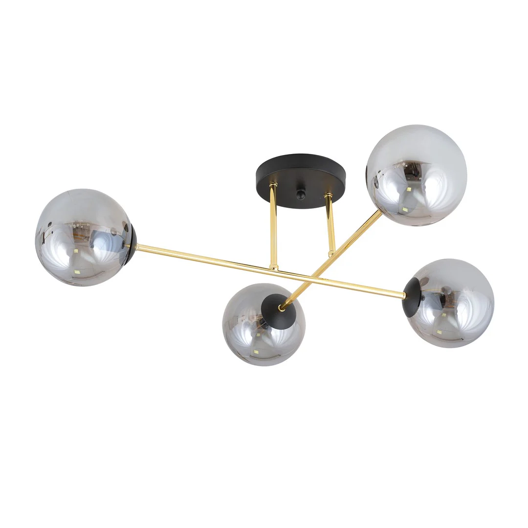 Loftlampe MAGNUM 4 - Sort / Grafit / Guld - Bild 3