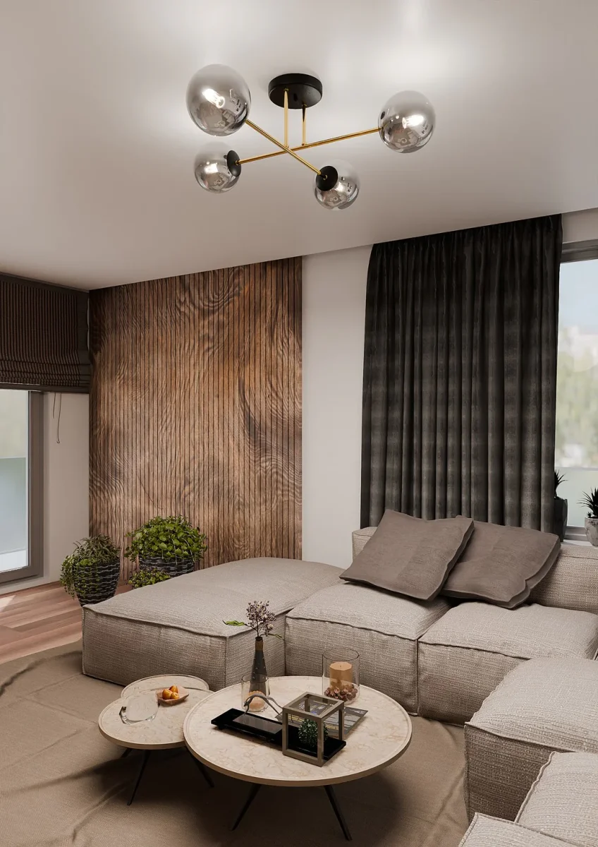 Loftlampe MAGNUM 4 - Sort / Grafit / Guld - Bild 4