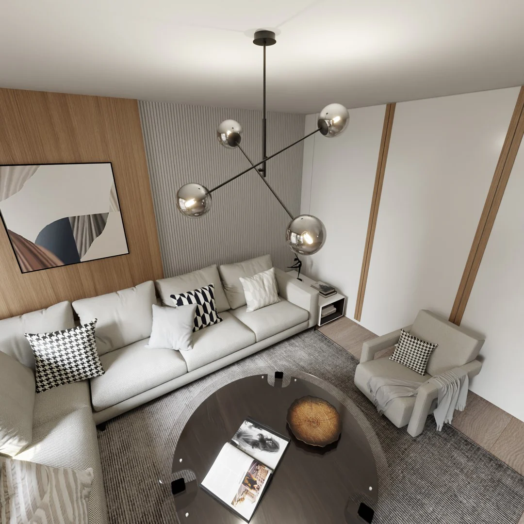 Loftlampe LINEAR 4 - Sort / Grafit - Bild 4