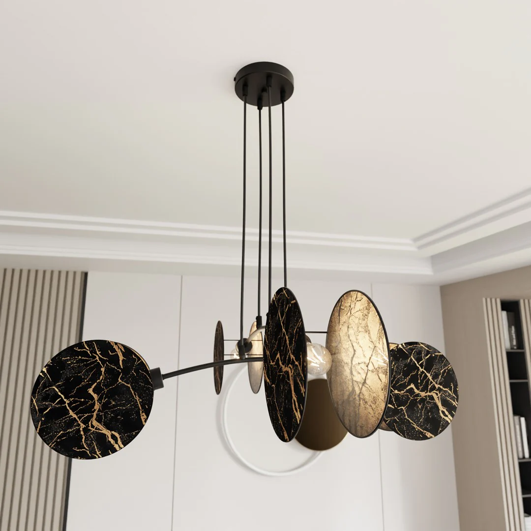 Loftlampe MOTIF 4 - Sort / Marmor - Bild 5