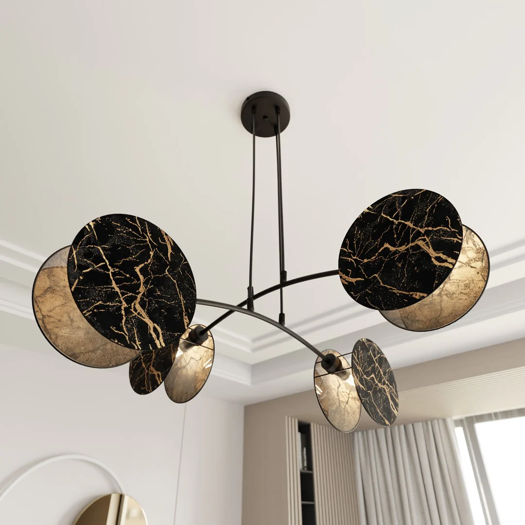 Loftlampe MOTIF 4 - Sort / Marmor - Bild 6