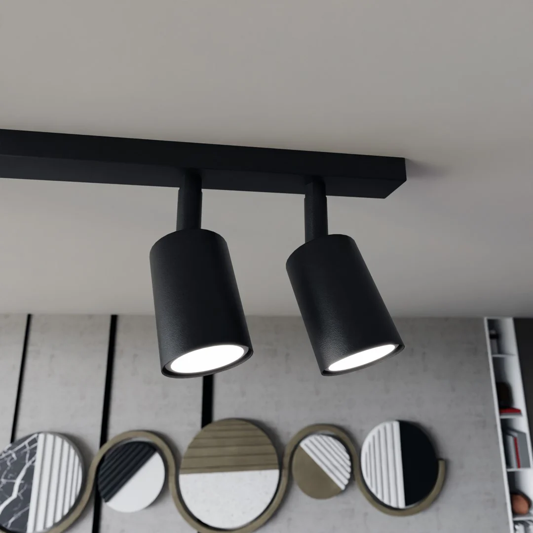 Loftlampe FLASH 4 - Sort - Bild 6