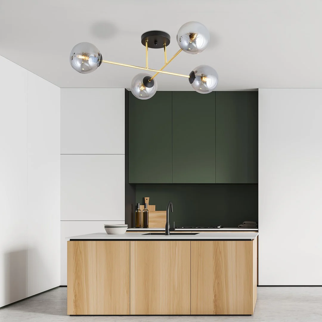 Loftlampe MAGNUM 4 - Sort / Grafit / Guld - Bild 8