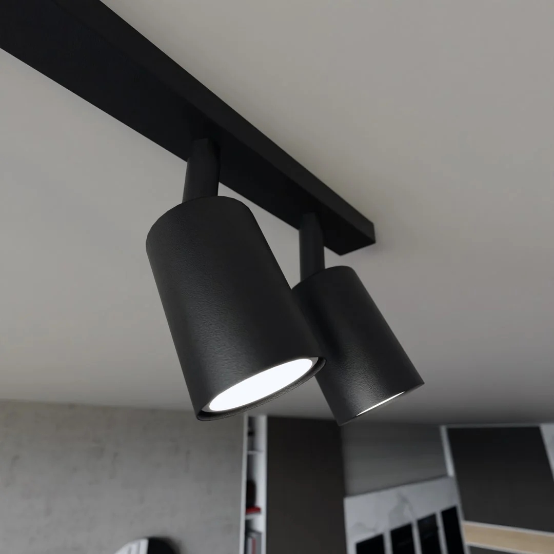 Loftlampe FLASH 4 - Sort - Bild 9
