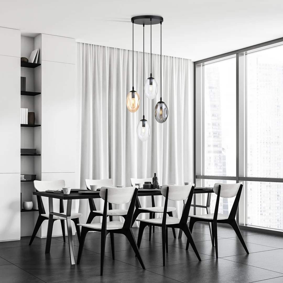 Loftlampe ASTRAL 4 Premium - Sort / Grafit / Rav - Bild 4