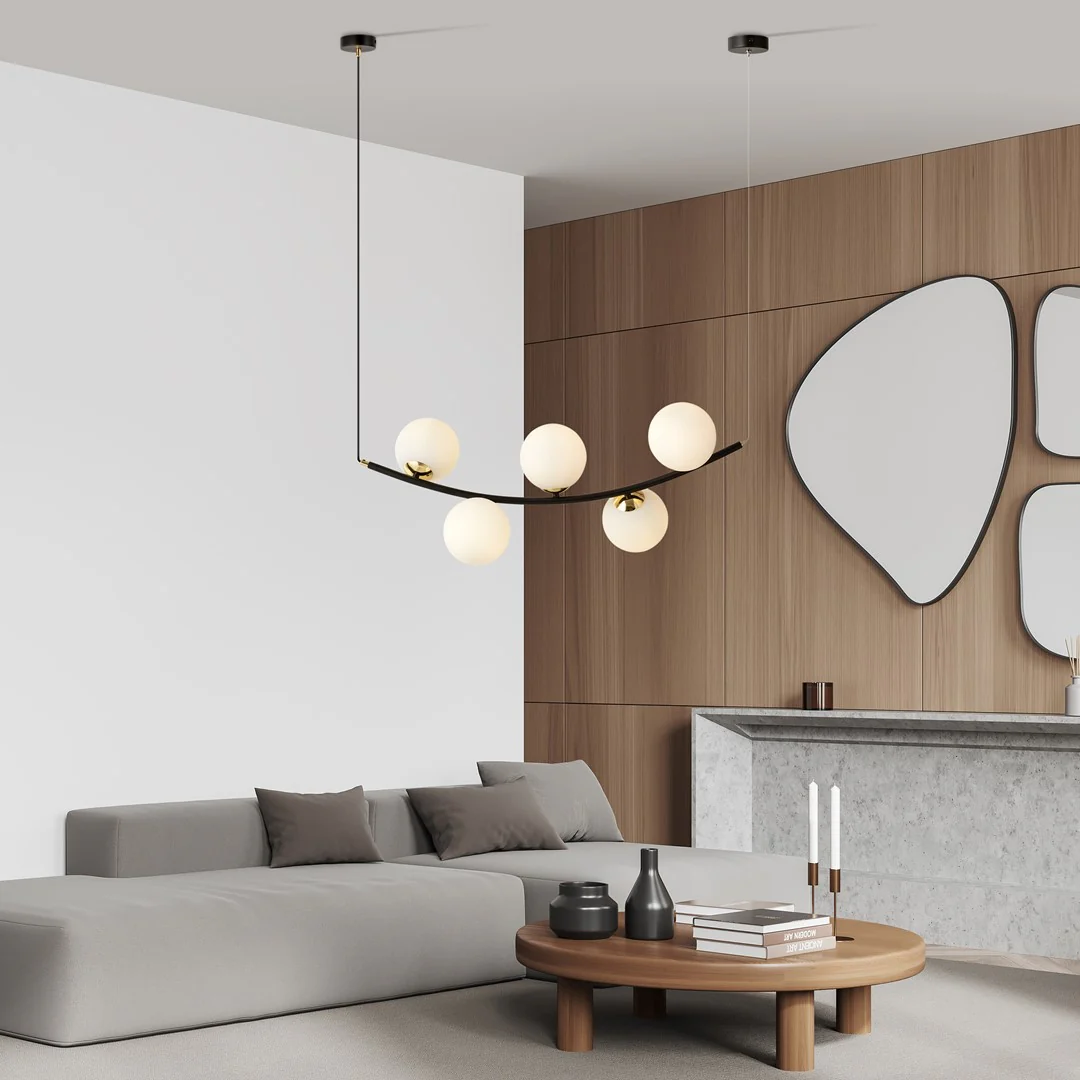 Loftlampe RITZ 5 - Sort / Guld / Hvid - Bild 5