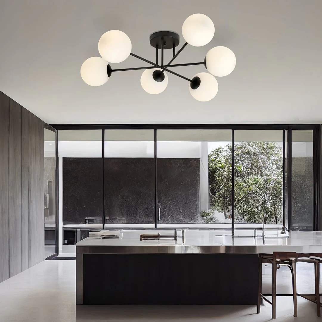 Loftlampe ROMA 6 - Sort / Hvid - Bild 9