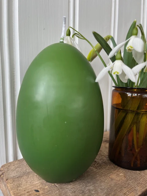 Äggljus Gåsägg-Mossgrönt