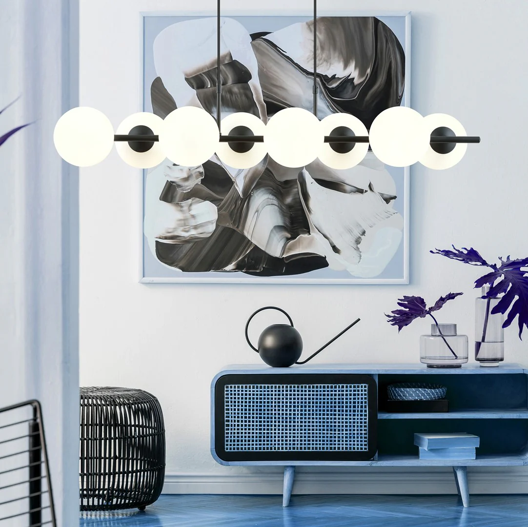 Loftlampe RORY 8 - Sort / Hvid - Bild 4