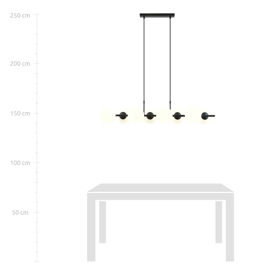 Loftlampe RORY 8 - Sort / Hvid - Bild 6