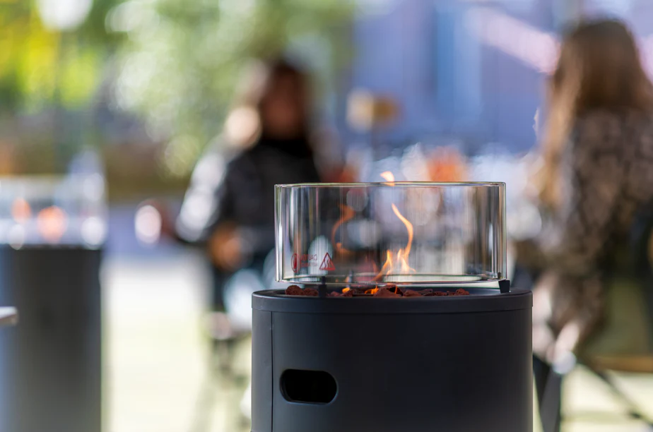 Bogo Flame Gas Terrassevarmer – Grå (10500W) - Bild 5