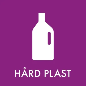 Avfallssortering - Hårdplast