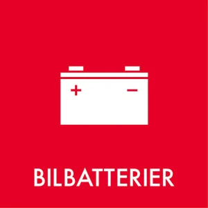 Avfallssortering - Bilbatterier