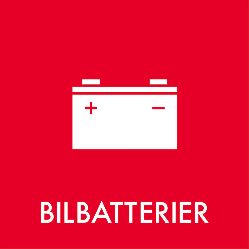 Avfallssortering - Bilbatterier