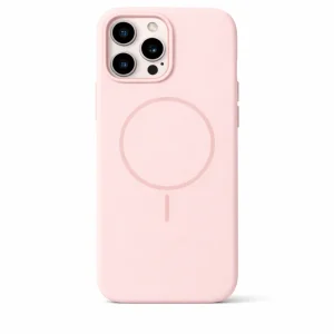 Thin Ring MagSafe Silikon Skal - Rosa