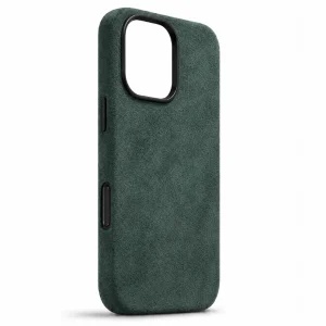 Alcantara MagSafe Skal - Grön | Leveranstid ca 1-2 Veckor
