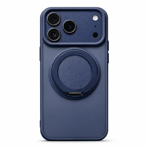 MagSafe Skal - Ringhållare & Mobilställ - Navy Blå