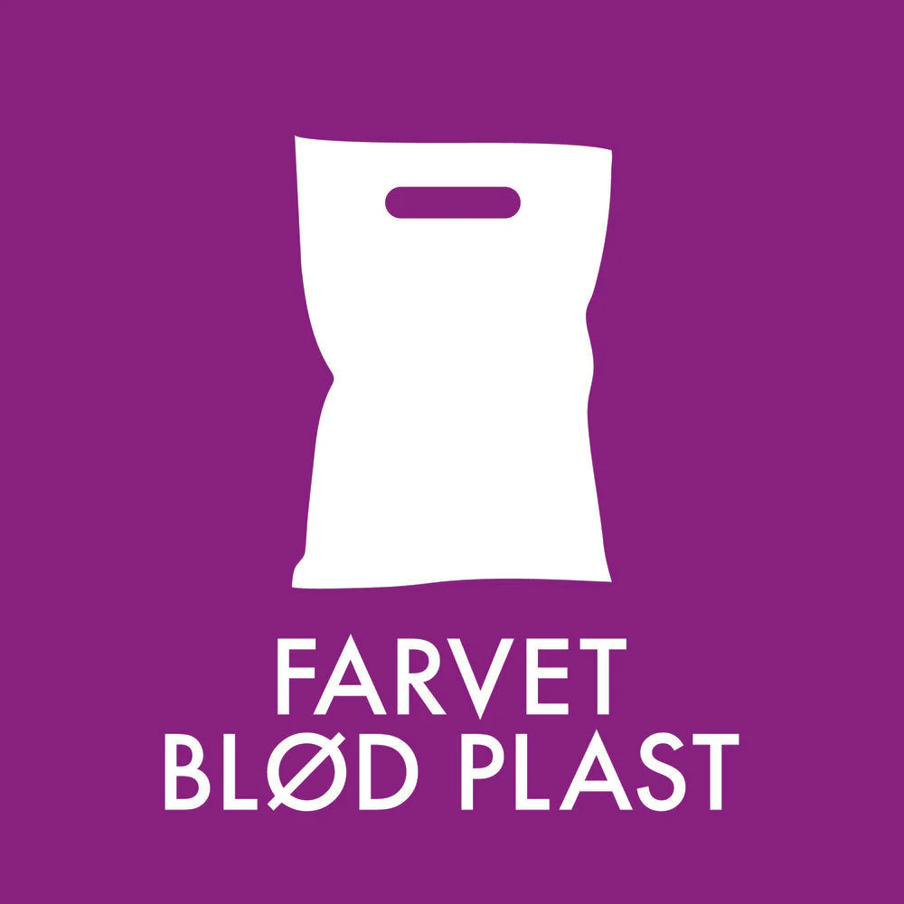 Avfallssortering - Färgad mjukplast