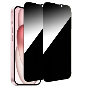 2-Pack iPhone Privacy Skärmskydd - Heltäckande