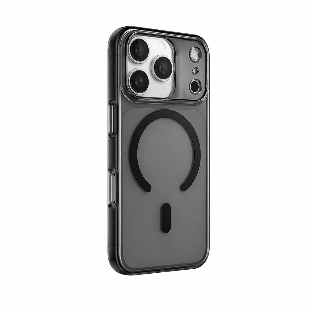 Thin-Tinted Svart iPhone MagSafe Skal