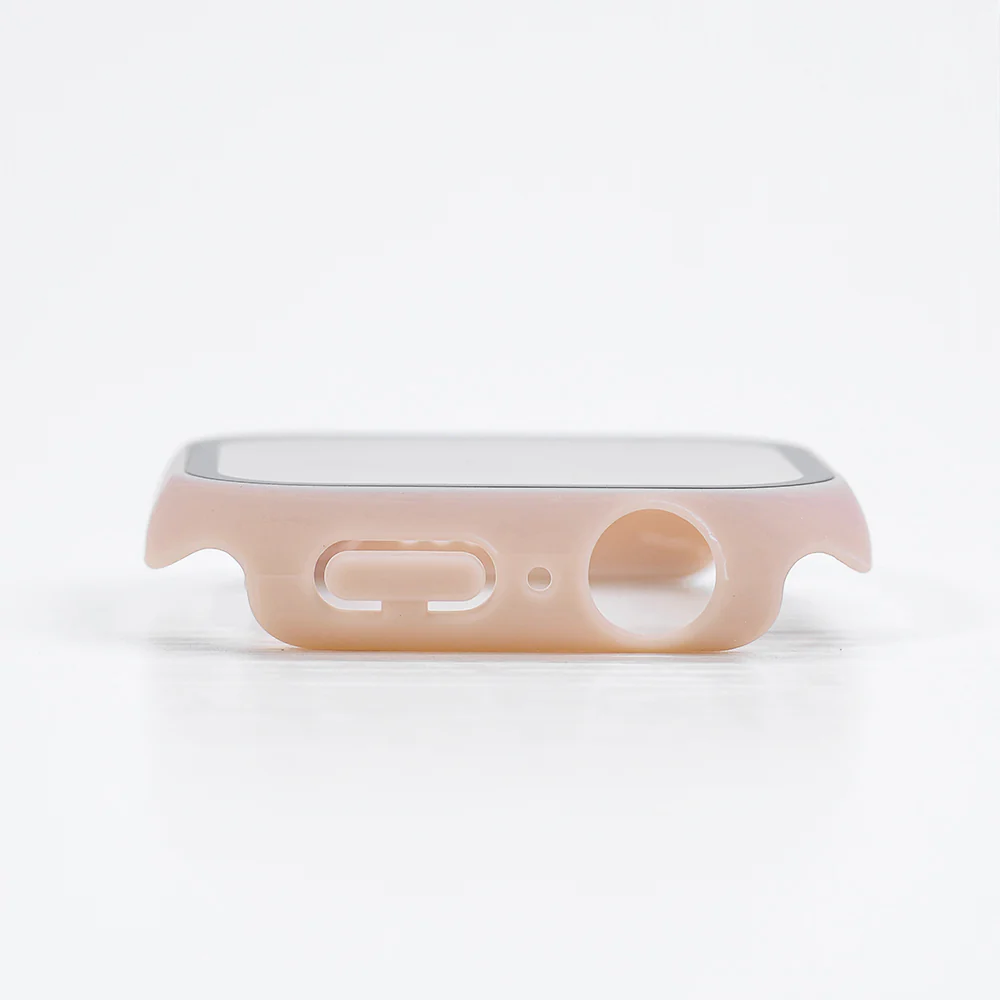Rosa Apple Watch Skal med Inbyggt Skärmskydd – Fullt Skydd & Slimmad Design - Bild 4