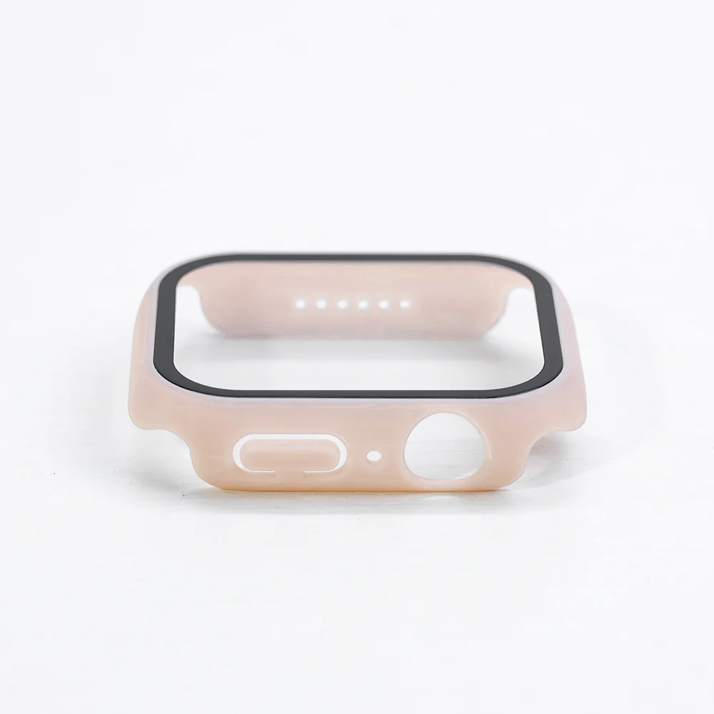 Rosa Apple Watch Skal med Inbyggt Skärmskydd – Fullt Skydd & Slimmad Design - Bild 5