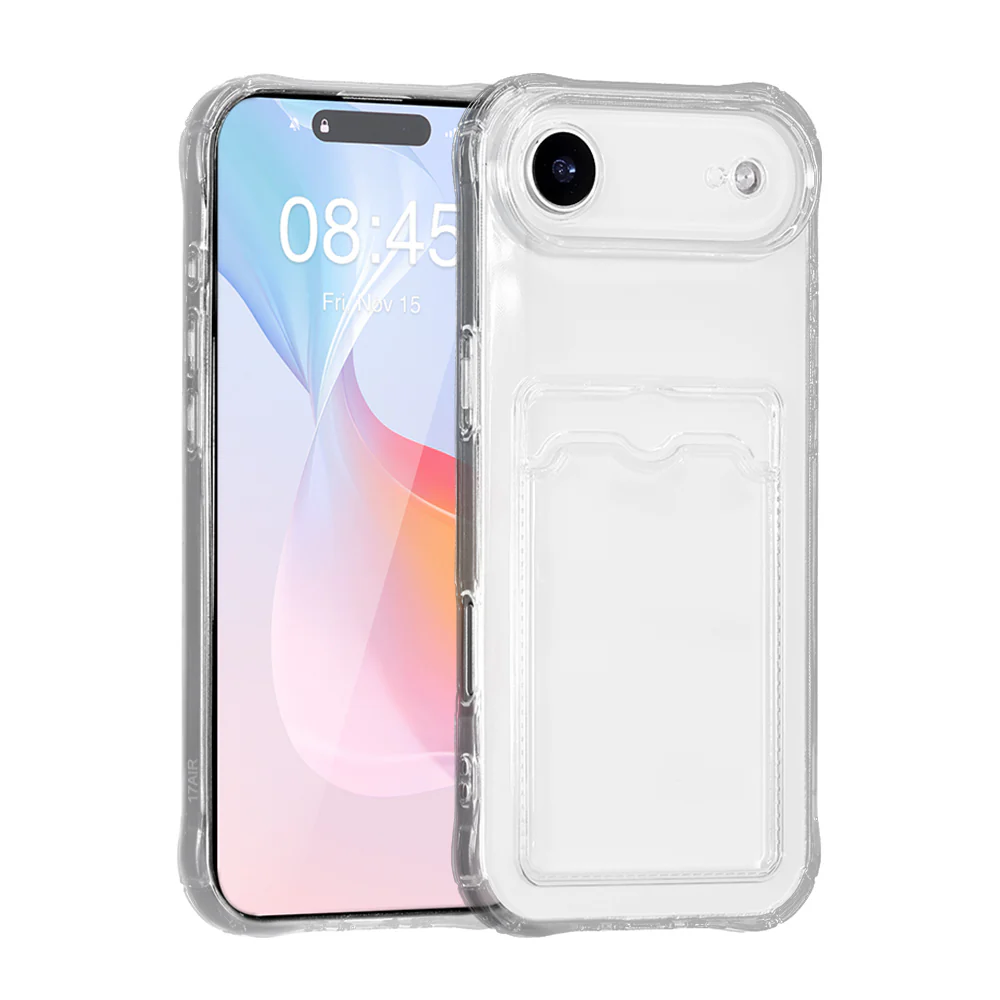 Kortfack Skal – Transparent Med Kameraskydd - iPhone 17 Air - Bild 2