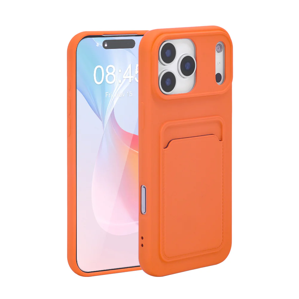 Kortfack Skal – Orange – iPhone 13 Pro Max