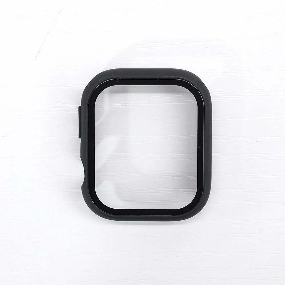 Svart Apple Watch Skal med Inbyggt Skärmskydd – Fullt Skydd - Bild 3