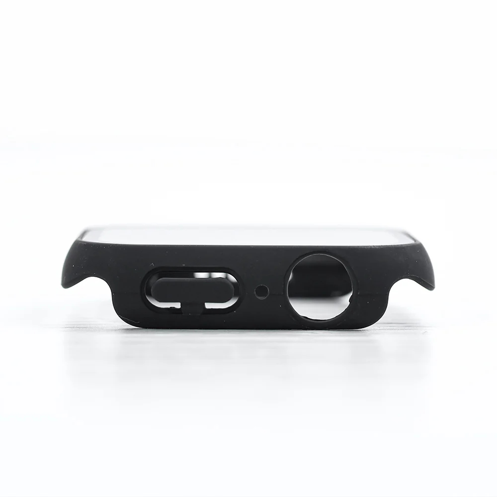 Svart Apple Watch Skal med Inbyggt Skärmskydd – Fullt Skydd - Bild 4
