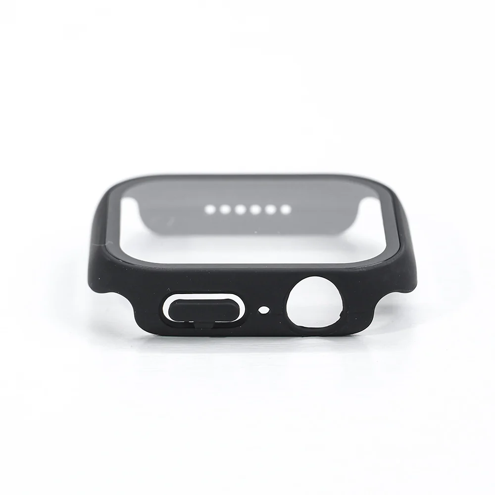 Svart Apple Watch Skal med Inbyggt Skärmskydd – Fullt Skydd - Bild 5