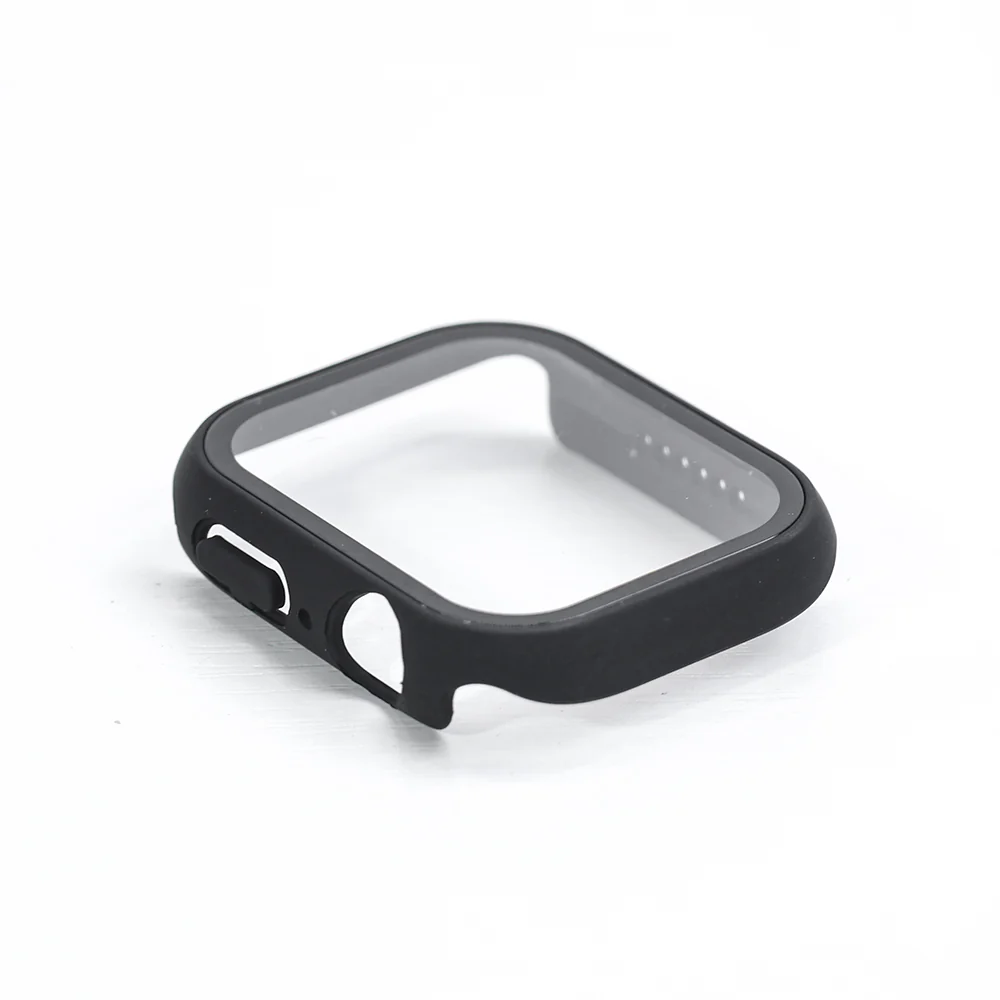 Svart Apple Watch Skal med Inbyggt Skärmskydd – Fullt Skydd