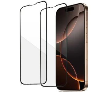 2-Pack iPhone Transparant Skärmskydd - Heltäckande
