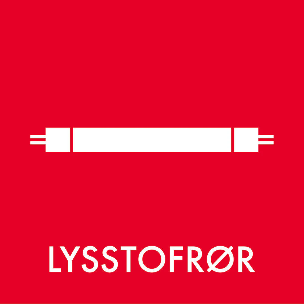 Avfallssortering - Lysrör