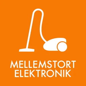 Avfallssortering - Medelstor elektronik