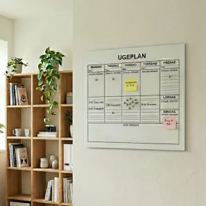 Magnetisk whiteboardtavla, fri storlek