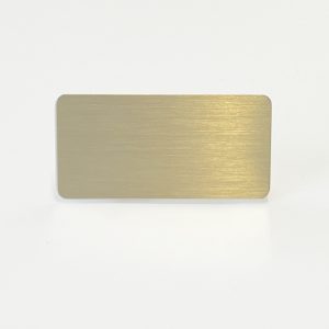 Namnskylt 60 x 30 mm – Mässing & Nickel