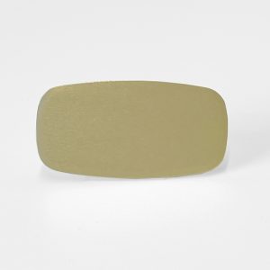 Namnskylt Alumamark 62 x 32 mm ”TV-Bricka” – Silver & Guld
