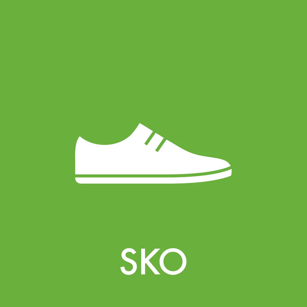 Avfallssortering - Skor