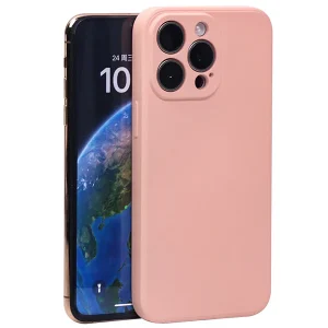Matt rosa iPhone-skal med kameraskydd – Välj Modell