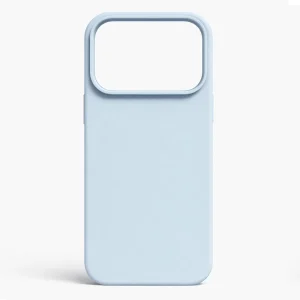 iPhone MagSafe Silikonskal – Ljusblå
